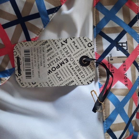 EP Pro Golf Criss Cross Lattice Print Skort. NEW WITH TAG - Picture 5 of 5